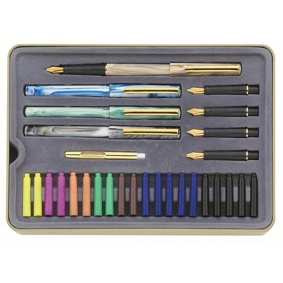 STAEDTLER Deluxe 33-Piece Calligraphy Pen Set - Picture 3 of 6